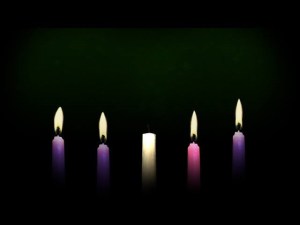 Christmas Eve Advent Candles